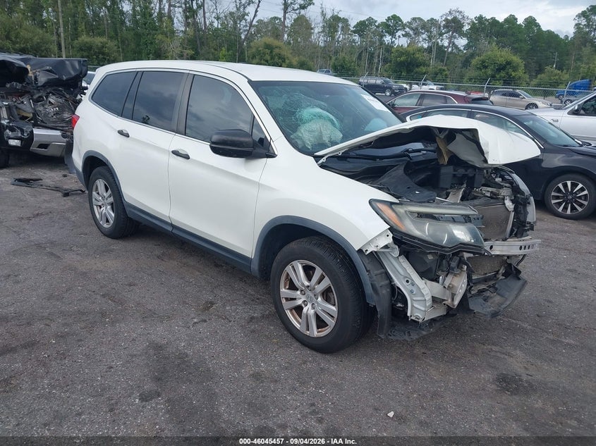 2018 HONDA PILOT LX | 5FNYF5H10JB028976 | UPCARS