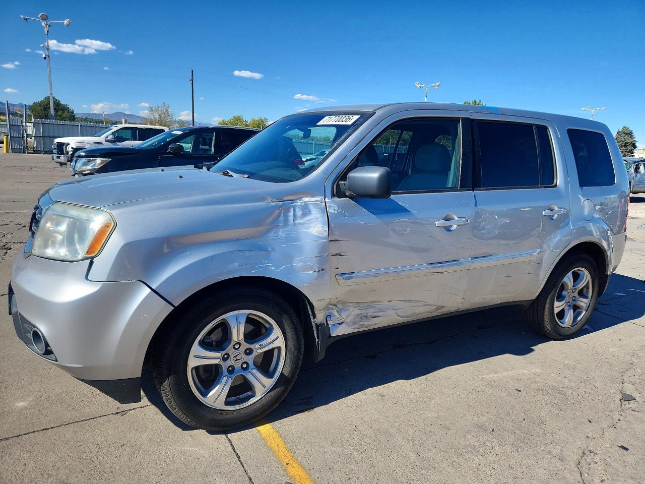 2013 HONDA PILOT EX | 5FNYF4H43DB002882 | UPCARS