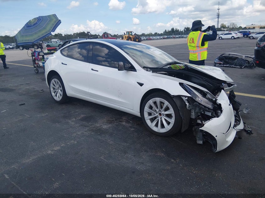 2022 TESLA MODEL 3 REAR-WHEEL DRIVE | 5YJ3E1EA6NF312306 | UPCARS