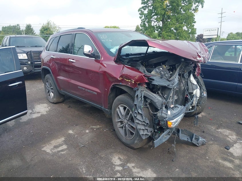 2017 JEEP GRAND CHEROKEE LIMITED | 1C4RJFBG2HC744937 | UPCARS