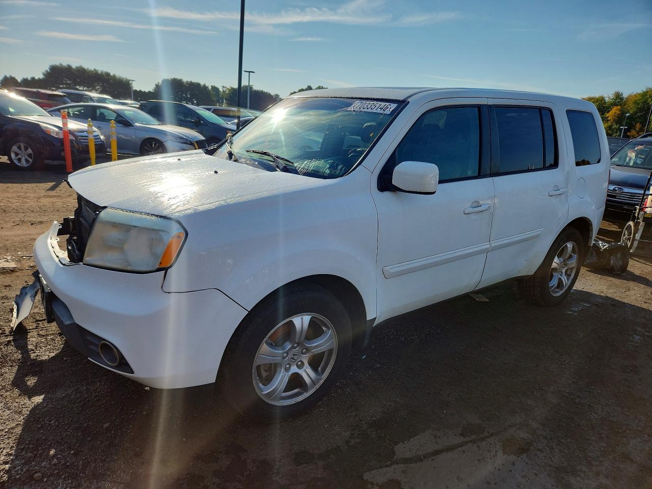 2012 HONDA PILOT EXL | 5FNYF4H54CB056568 | UPCARS