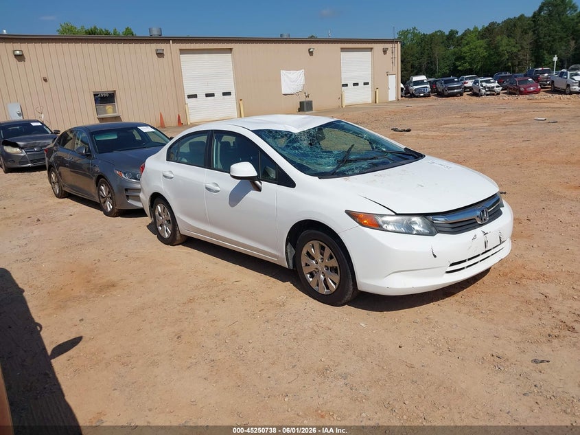 2012 HONDA CIVIC LX | 2HGFB2F55CH333668 | UPCARS