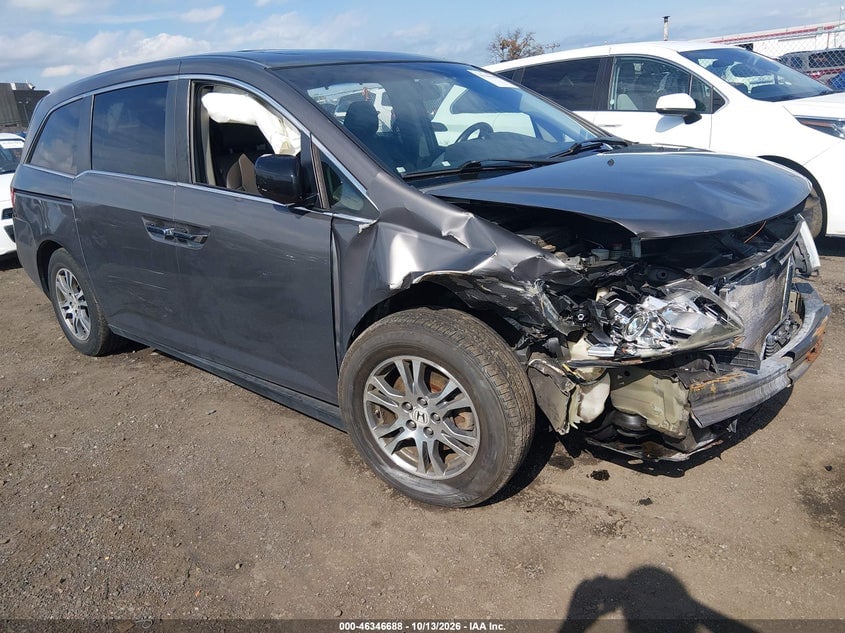 2011 HONDA ODYSSEY EX-L | 5FNRL5H62BB007928 | UPCARS