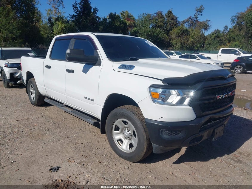 2019 RAM 1500 TRADESMAN  4X4 6'4 BOX | 1C6SRFNT4KN662777 | UPCARS