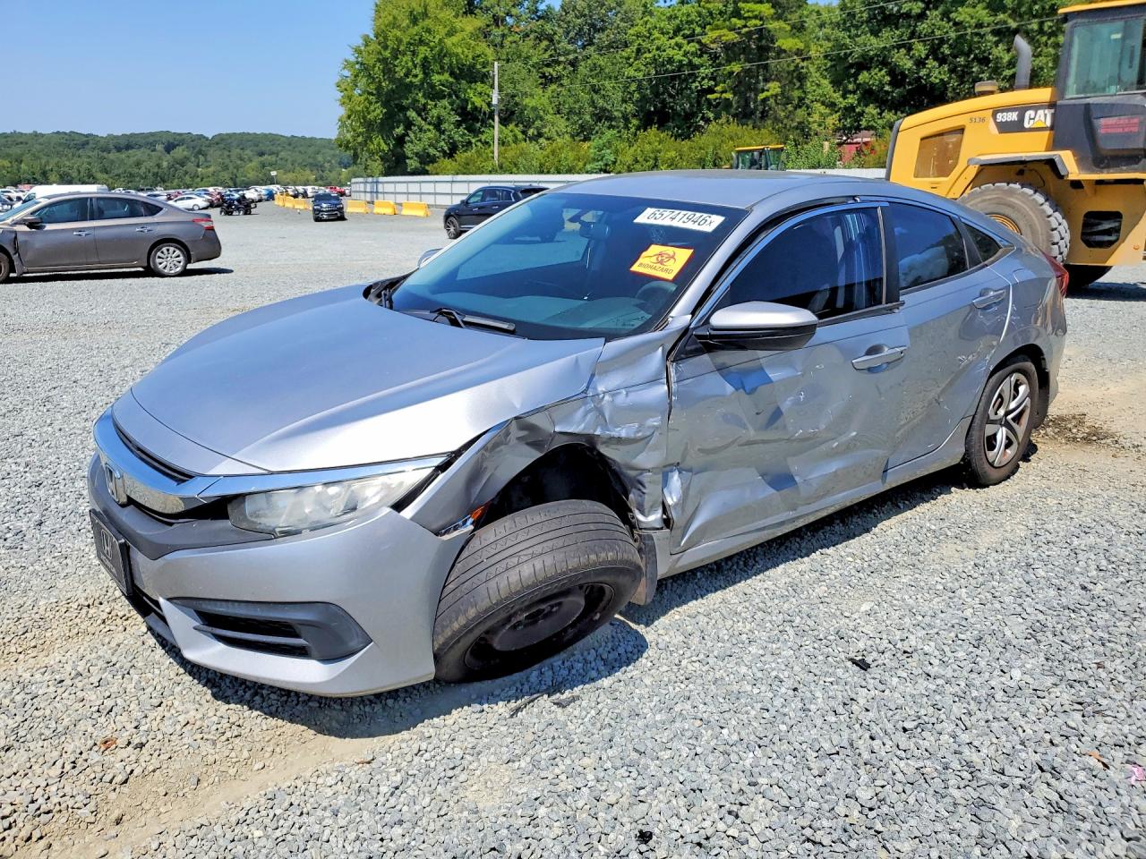 2016 HONDA CIVIC LX | 19XFC2F54GE093946 | UPCARS