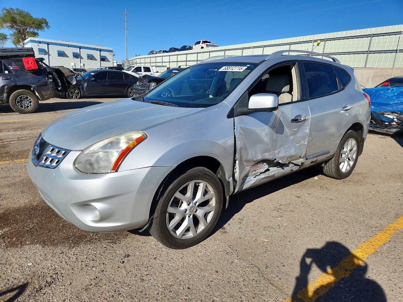 2013 NISSAN ROGUE S | JN8AS5MV3DW616123 | UPCARS