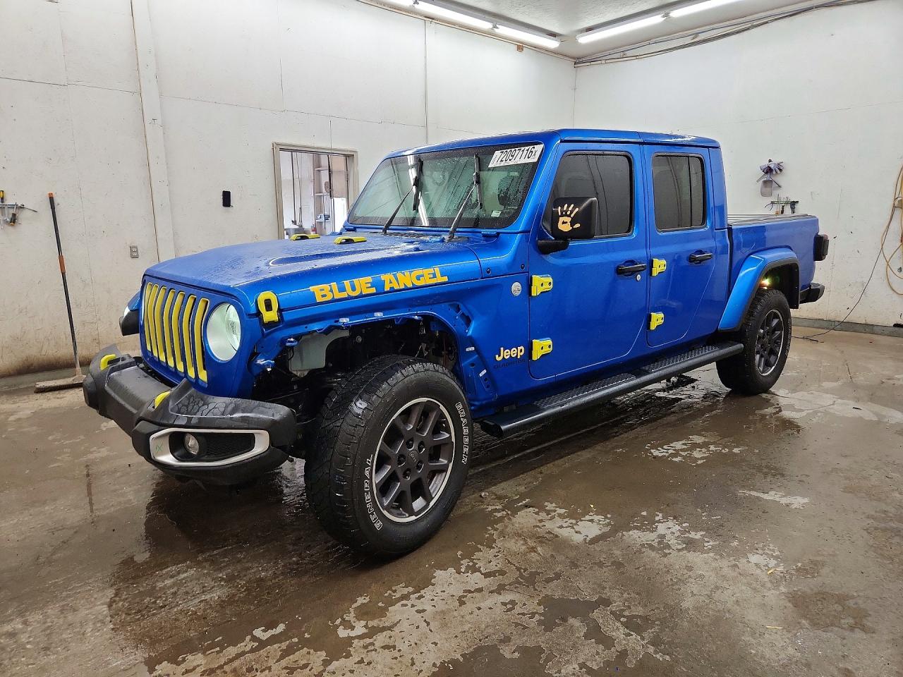 2021 JEEP GLADIATOR OVERLAND | 1C6HJTFG8ML580101 | UPCARS