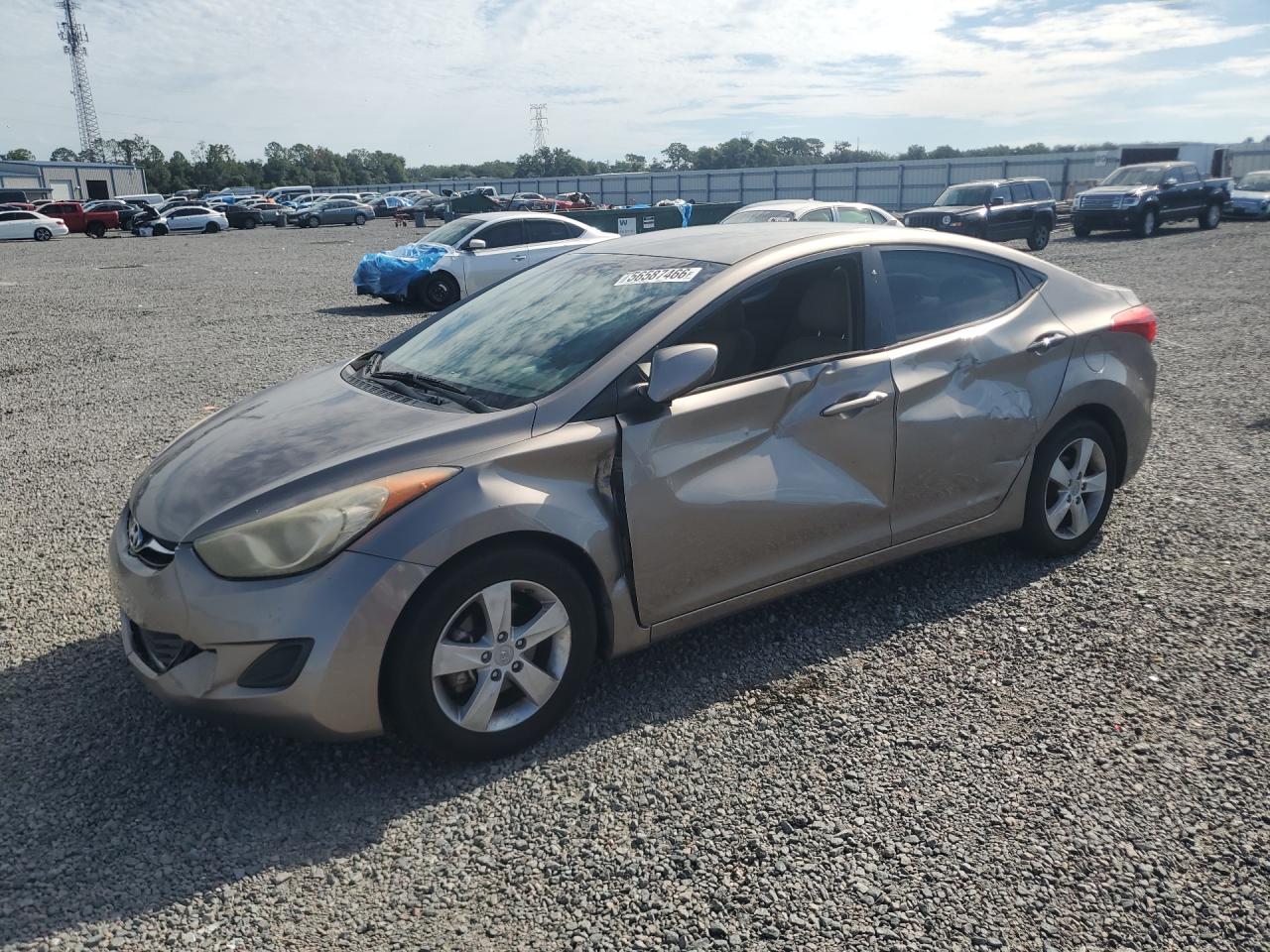 2013 HYUNDAI ELANTRA GLS | 5NPDH4AE1DH254207 | UPCARS
