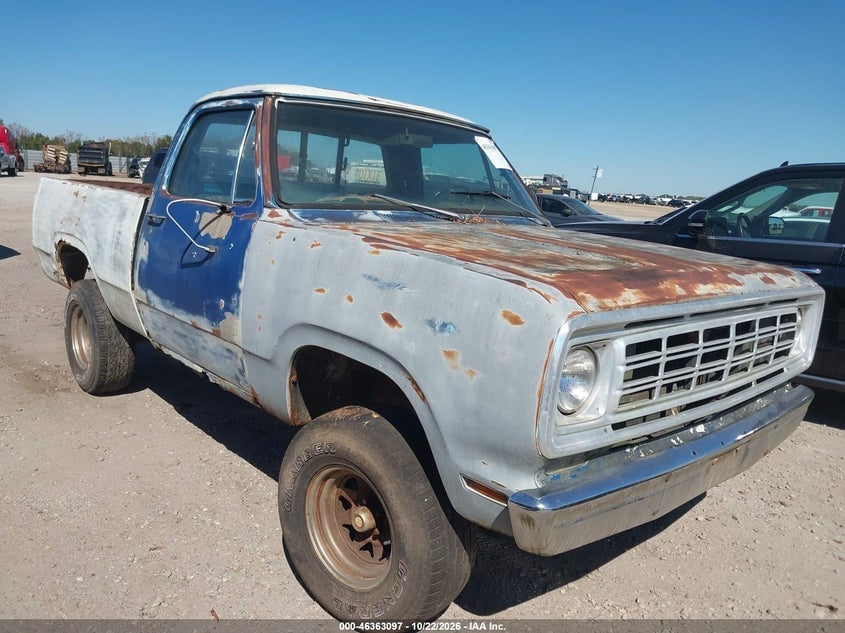 1976 DODGE D100 | W14BE6S359475 | UPCARS