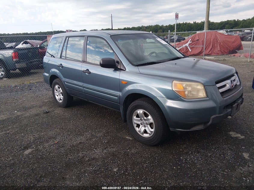 2007 HONDA PILOT LX | 5FNYF28127B022040 | UPCARS