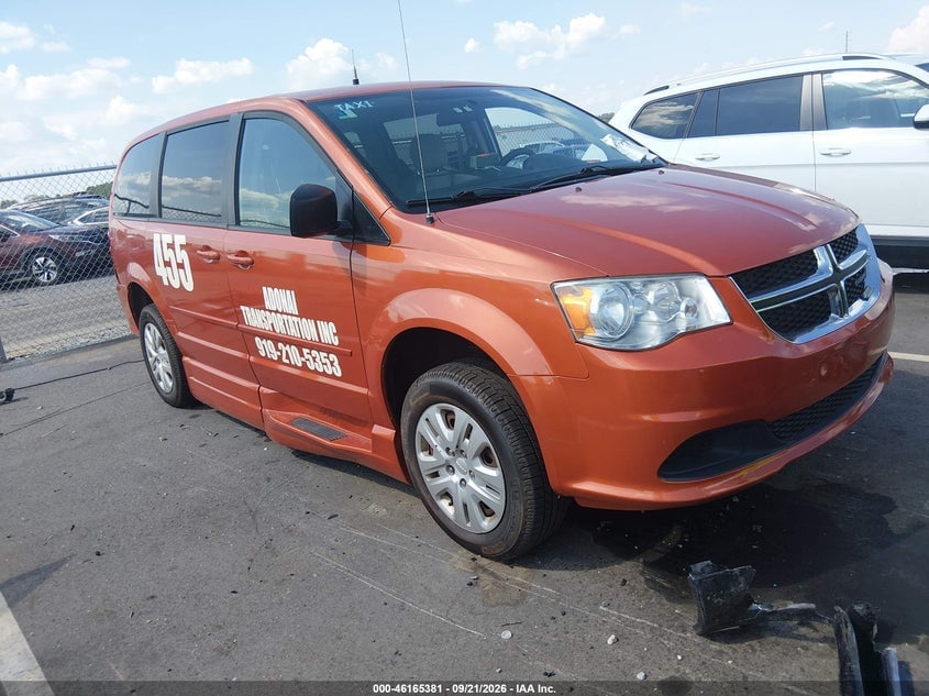 2017 DODGE GRAND CARAVAN SE | 2C7WDGBG0HR756255 | UPCARS