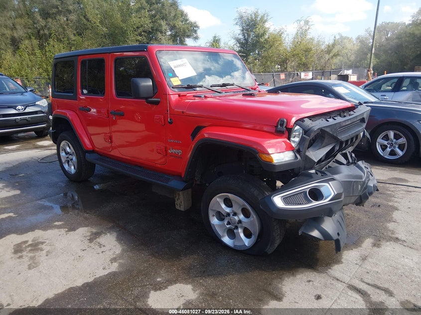 2020 JEEP WRANGLER UNLIMITED SAHARA 4X4 | 1C4HJXEN8LW214328 | UPCARS