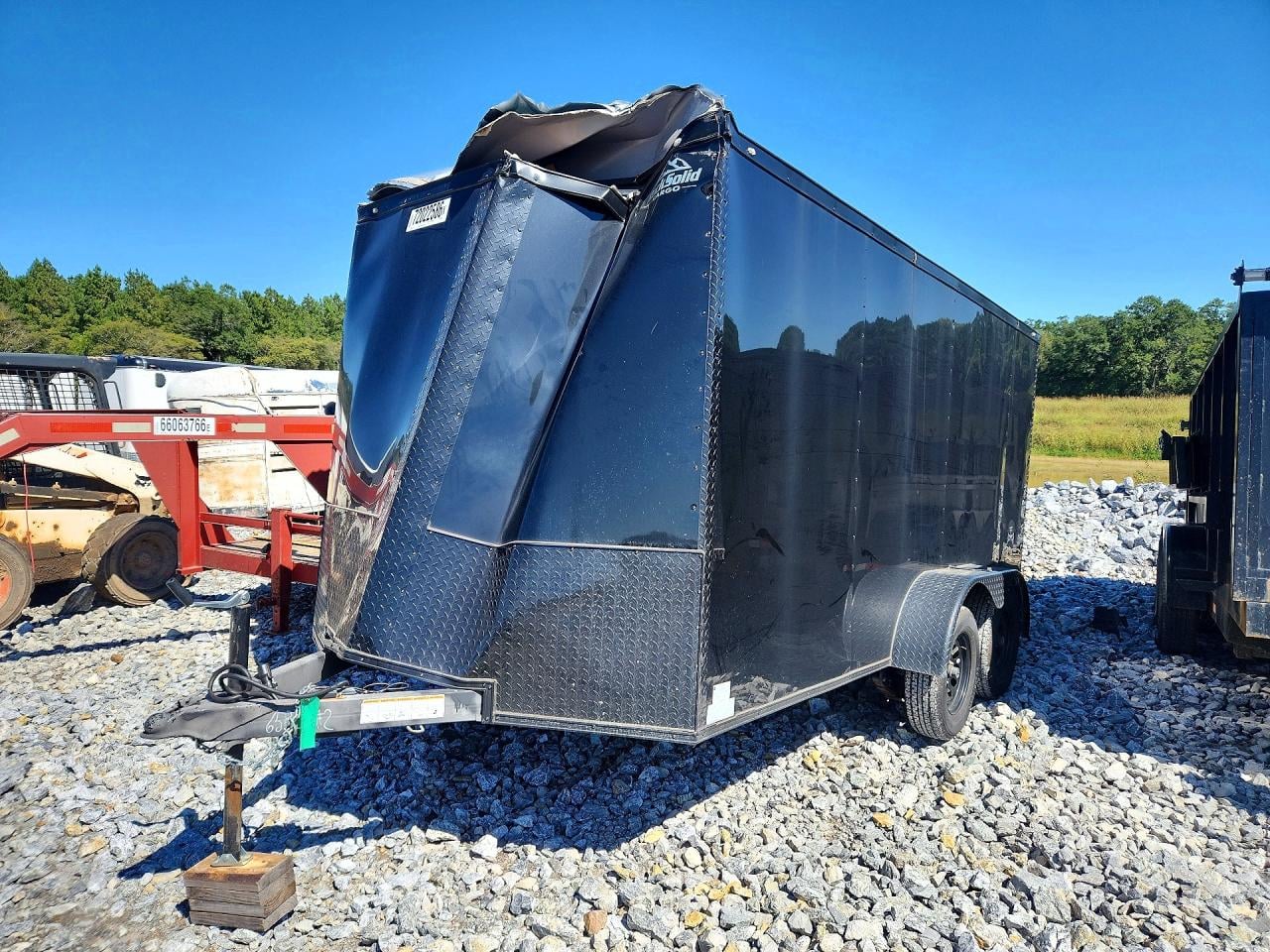 2025 ROCK SOLID CARG ENCLOSED C O 7X14TA-3500LB ARGO TRAILER | 7H2BE1428SD065352 | UPCARS