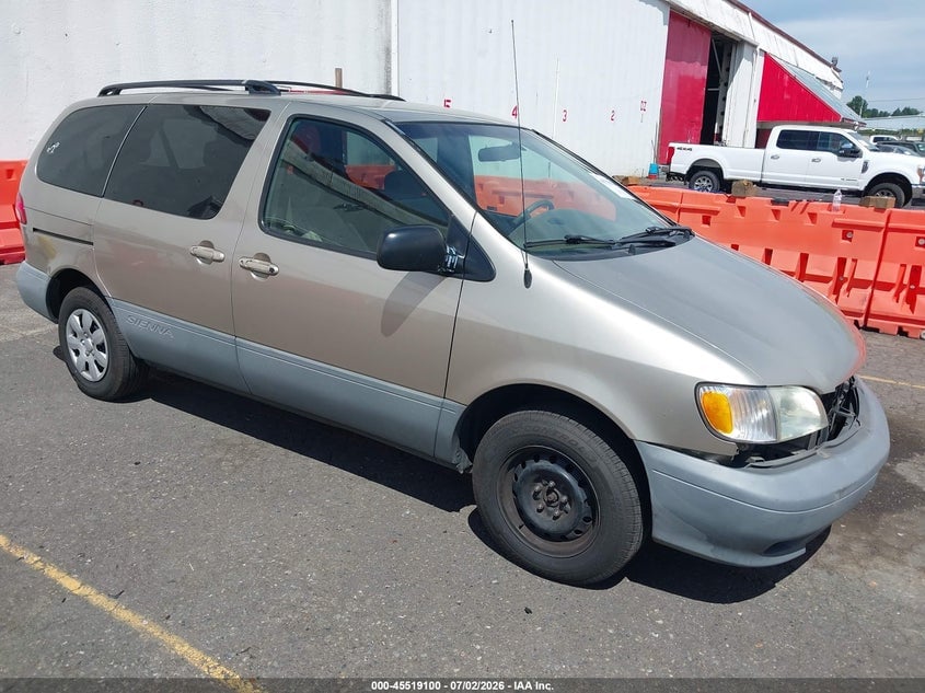 2001 TOYOTA SIENNA CE | 4T3ZF19C51U403770 | UPCARS