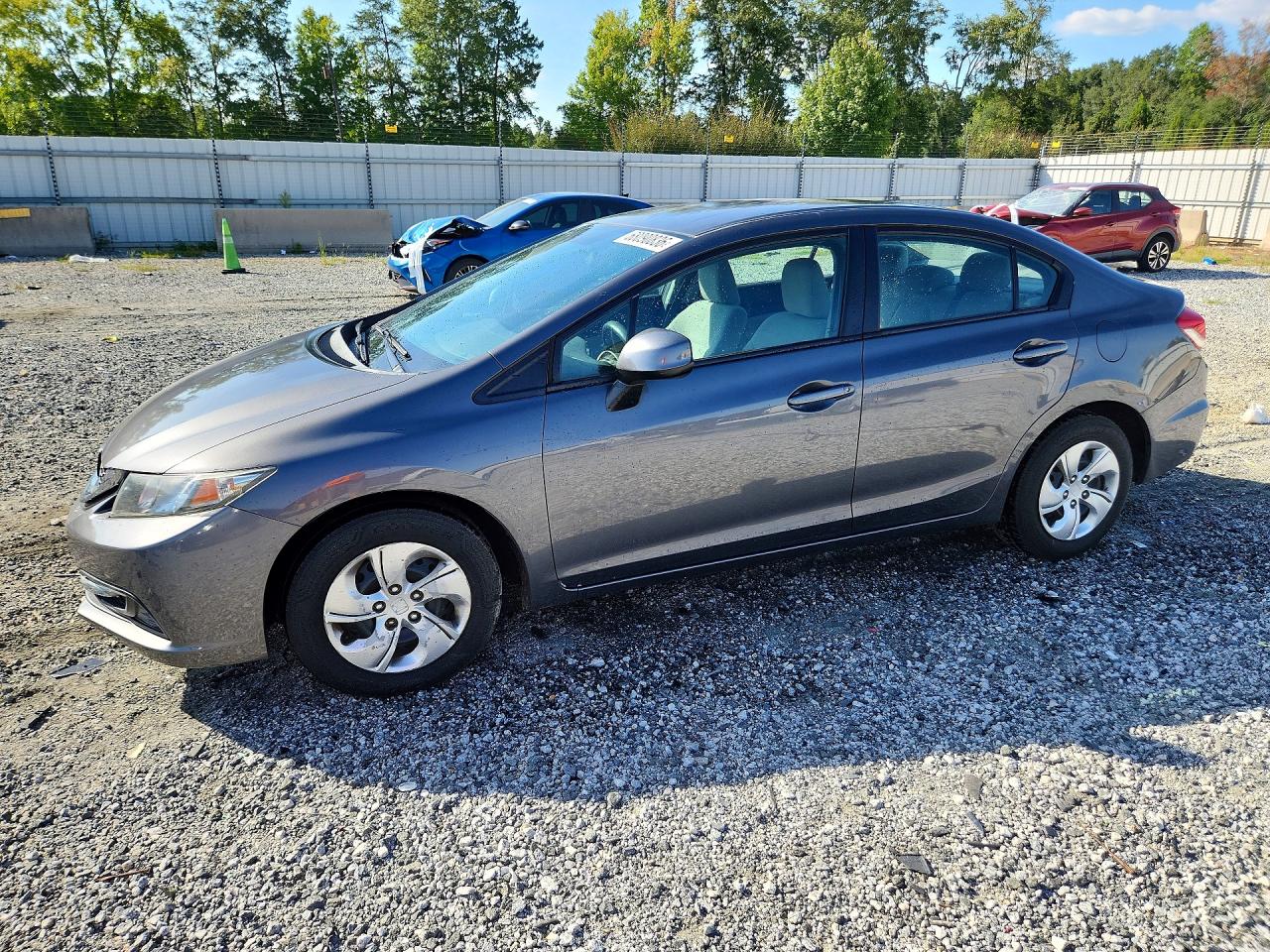 2013 HONDA CIVIC LX | 2HGFB2F51DH576234 | UPCARS