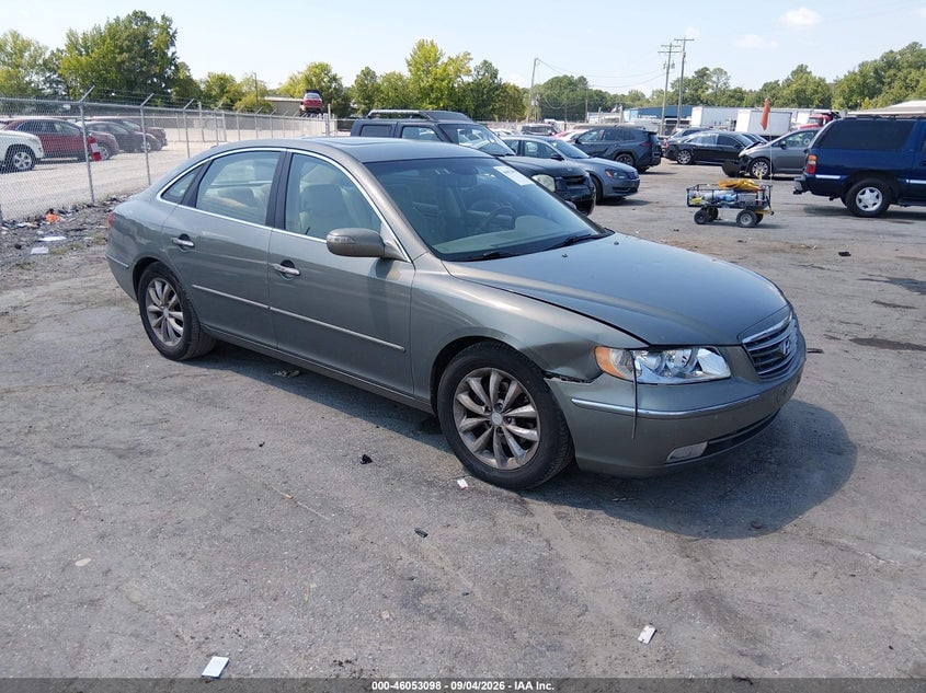 2008 HYUNDAI AZERA LIMITED | KMHFC46F48A286523 | UPCARS