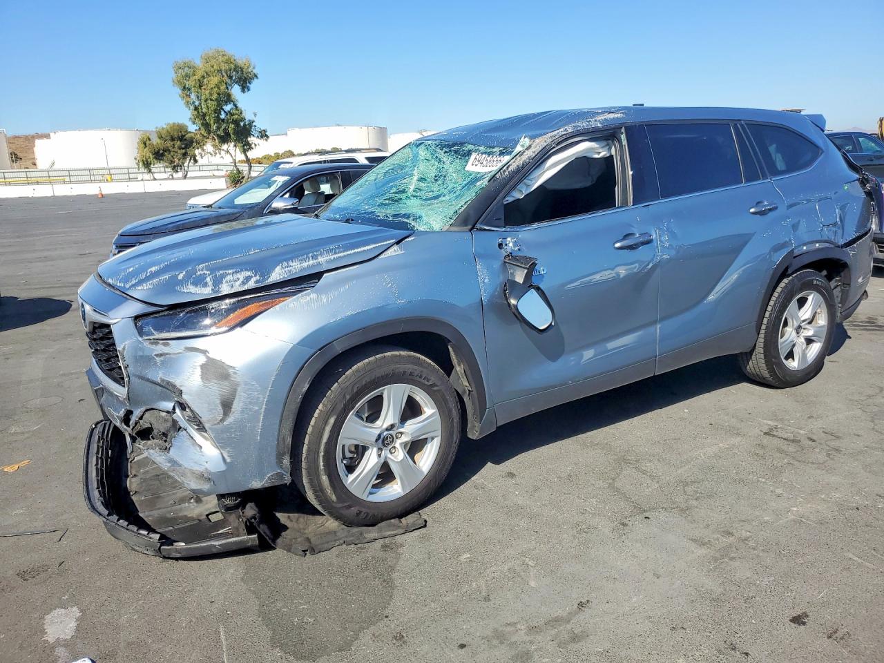 2021 TOYOTA HIGHLANDER HYBRID LE | 5TDZARAH2MS009959 | UPCARS