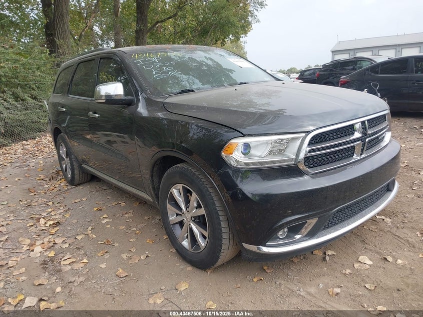 2016 DODGE DURANGO LIMITED | 1C4RDHDG9GC314935 | UPCARS