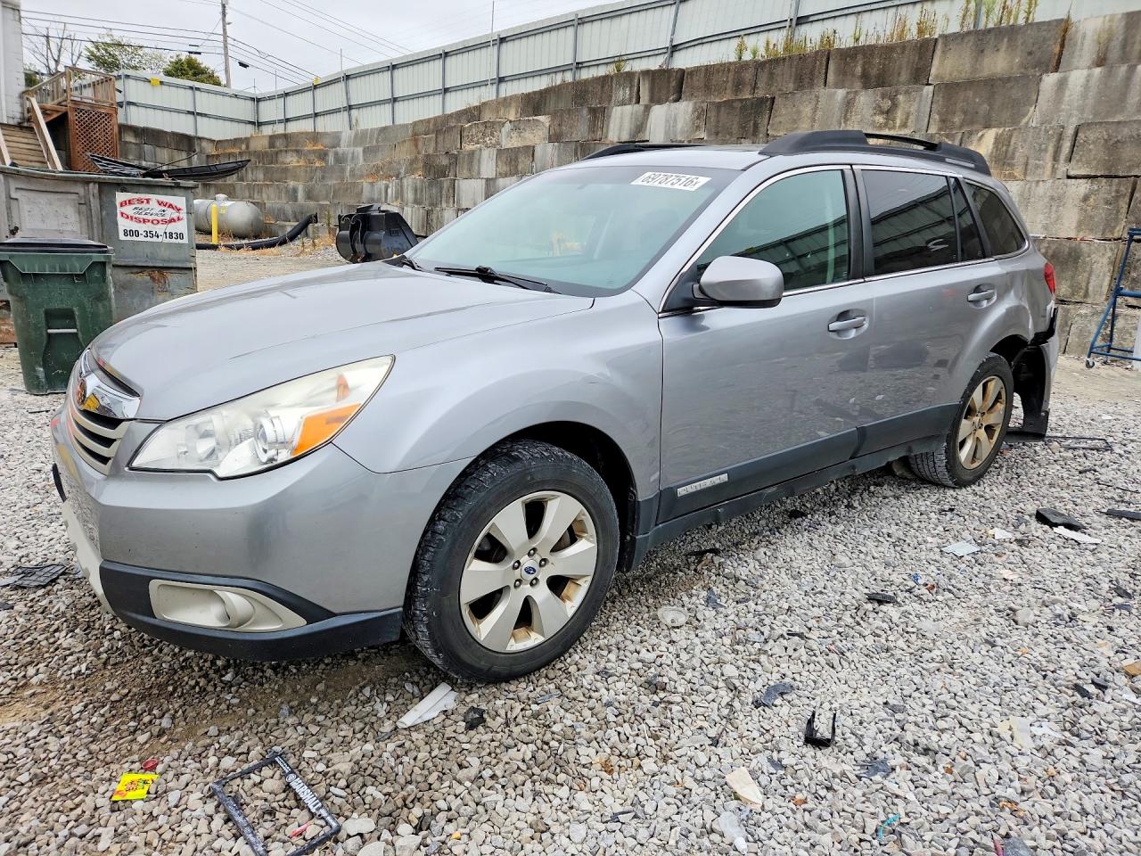 2011 SUBARU OUTBACK 3.6R LIMITED | 4S4BRDKC8B2443223 | UPCARS