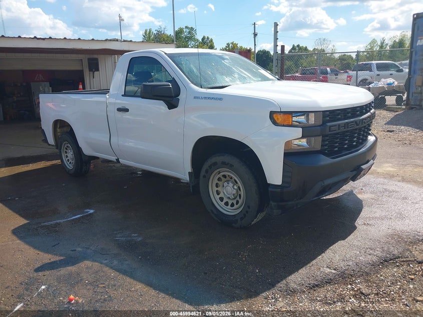 2021 CHEVROLET SILVERADO 1500 2WD  LONG BED WT | 3GCNWAEH3MG341807 | UPCARS