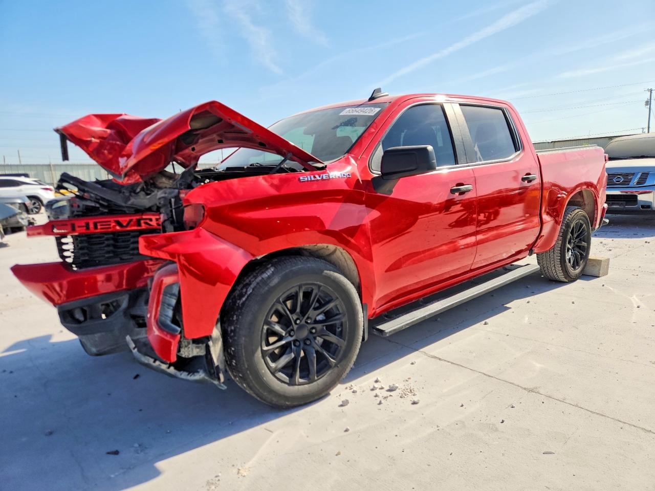 2022 CHEVROLET SILVERADO C1500 CUSTOM | 3GCPWBEK0NG130818 | UPCARS