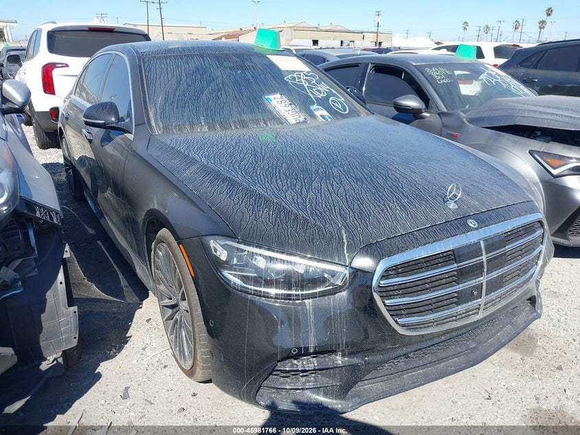 2022 MERCEDES-BENZ S 580 4MATIC | W1K6G7GB3NA098454 | UPCARS