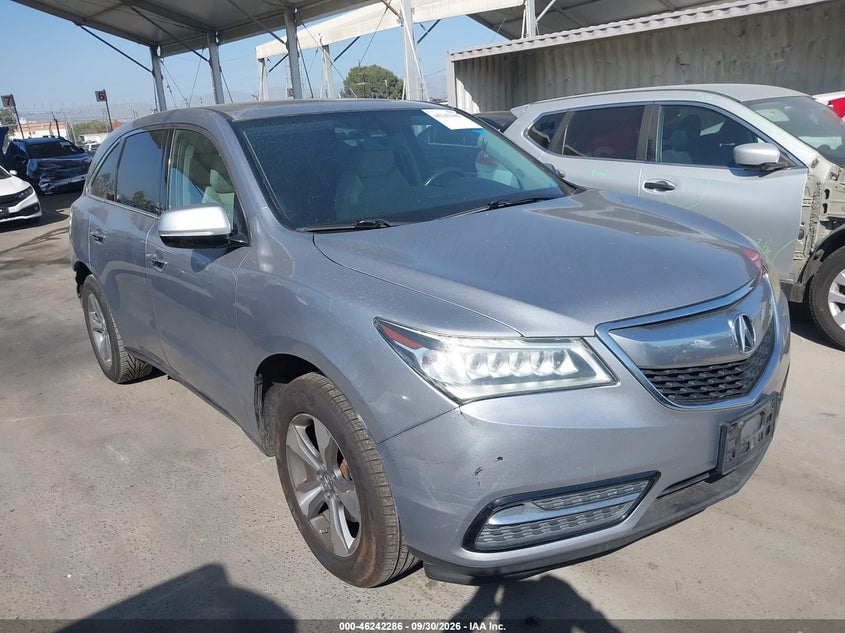 2016 ACURA MDX ACURAWATCH PLUS PACKAGE | 5FRYD3H28GB014298 | UPCARS