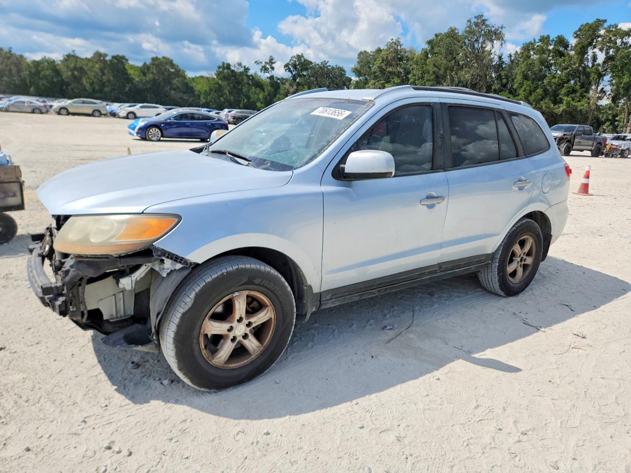 2007 HYUNDAI SANTA FE GLS | 5NMSG13D87H110832 | UPCARS