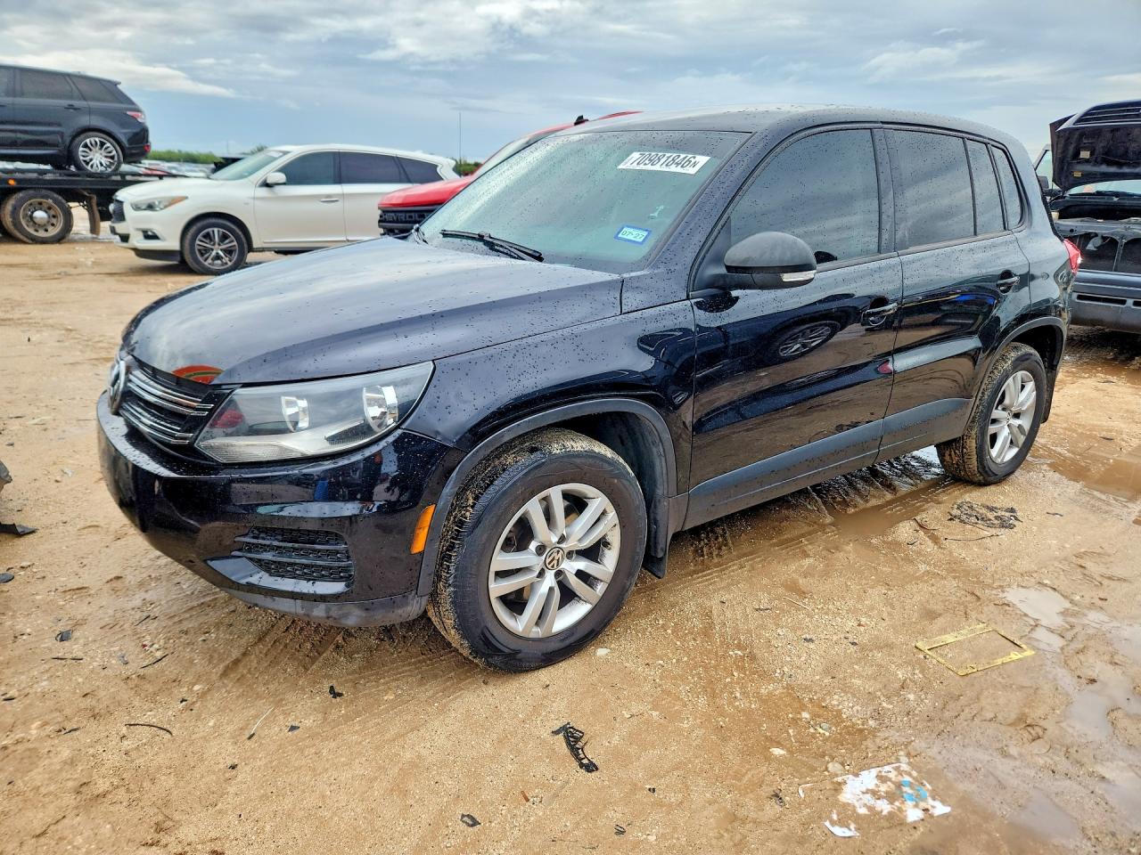 2014 VOLKSWAGEN TIGUAN S | WVGBV3AX8EW521006 | UPCARS