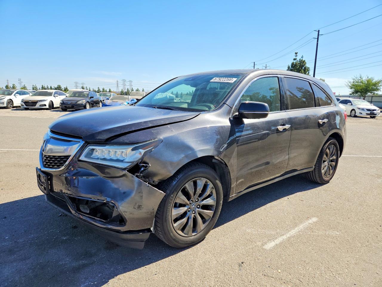 2016 ACURA MDX TECHNOLOGY | 5FRYD3H41GB008618 | UPCARS