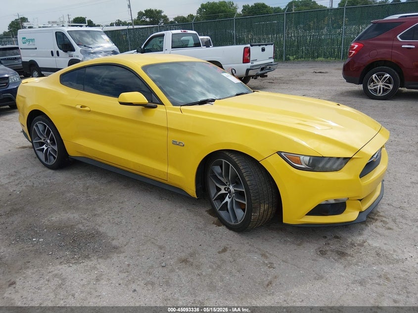 2015 FORD MUSTAN GT PREMIUM | 1FA6P8CF1F5400316 | UPCARS
