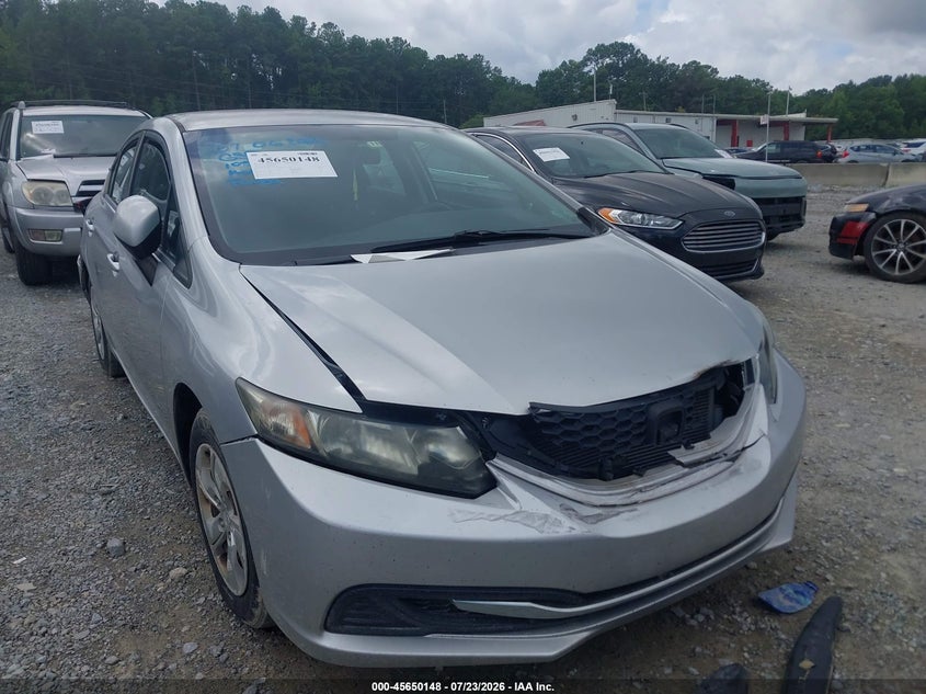2013 HONDA CIVIC LX | 2HGFB2F5XDH593100 | UPCARS