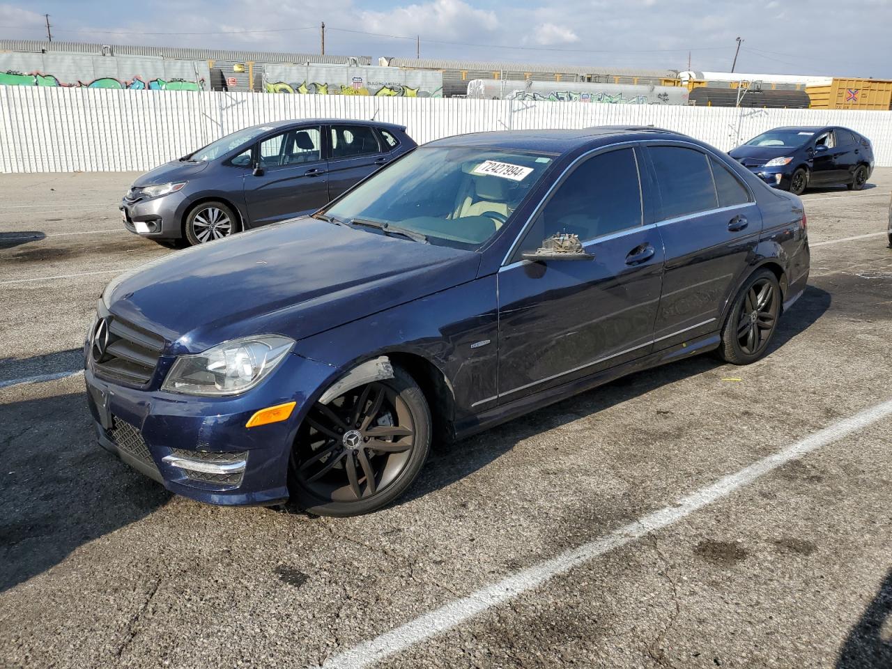 2012 MERCEDES-BENZ C-CLASS | WDDGF4HB1CA645951 | UPCARS