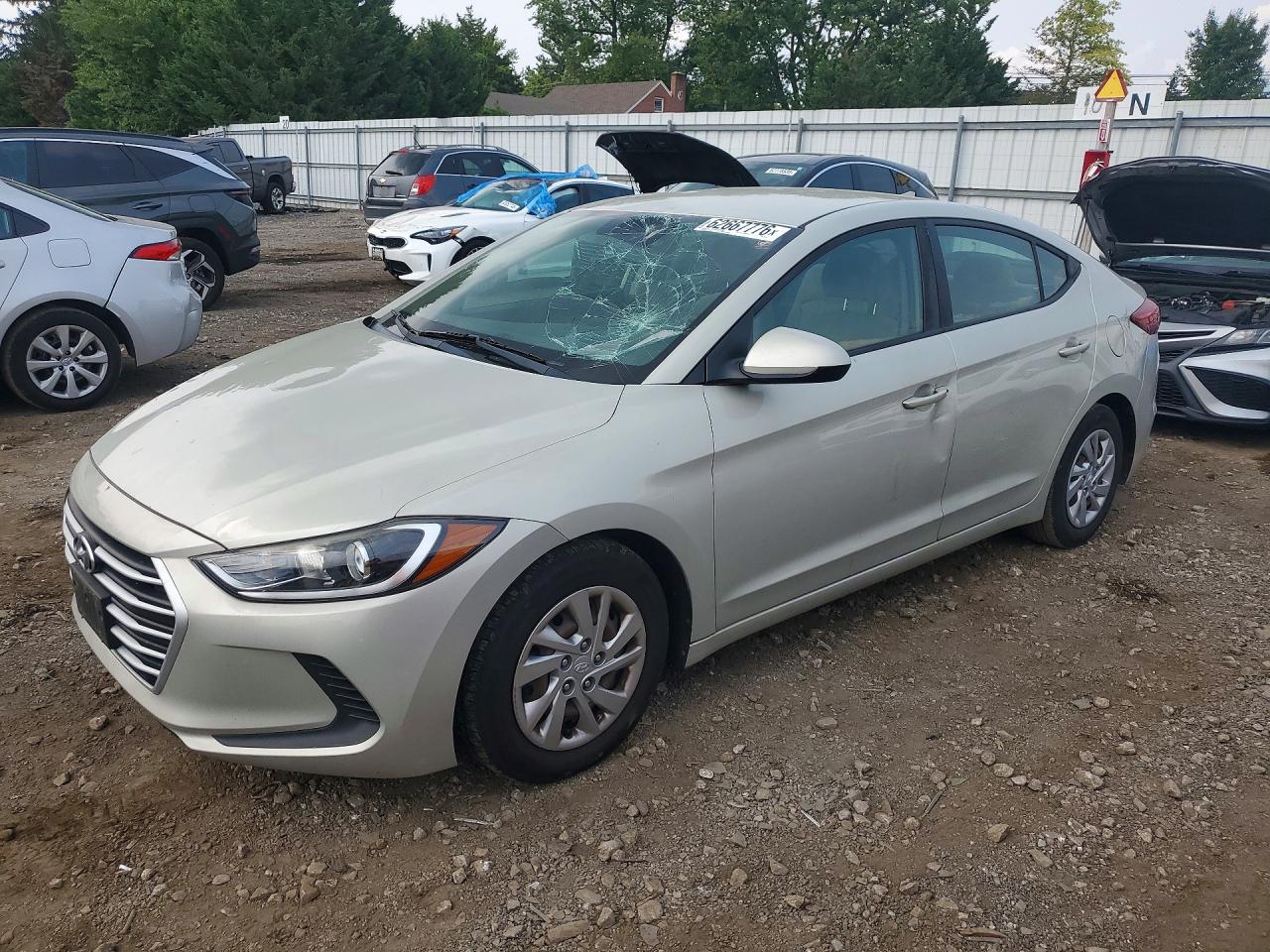2017 HYUNDAI ELANTRA SE | KMHD74LF4HU380156 | UPCARS