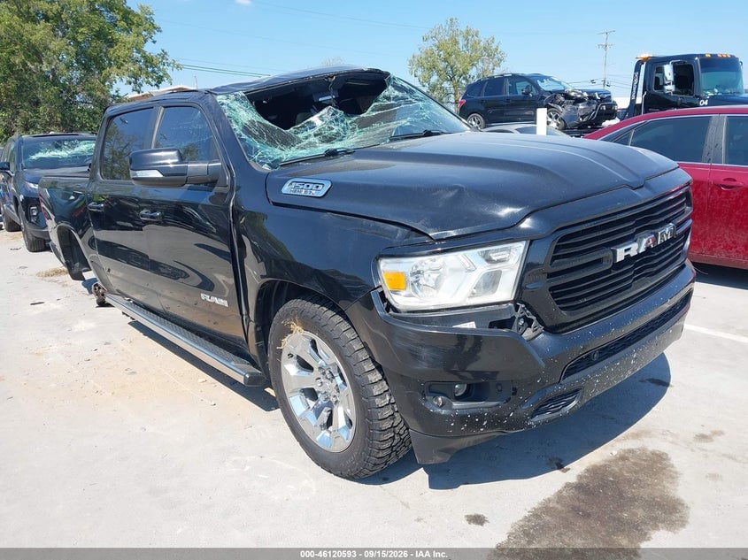 2019 RAM 1500 BIG HORN/LONE STAR  4X4 5'7 BOX | 1C6SRFFT4KN893497 | UPCARS