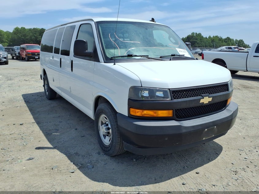 2020 CHEVROLET EXPRESS PASSENGE RWD 3500 EXTENDED WHEELBASE LS | 1GAZGNFG8L1253725 | UPCARS