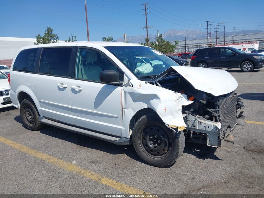 2016 DODGE GRAND CARAVAN SE | 2C7WDGBG6GR385357 | UPCARS