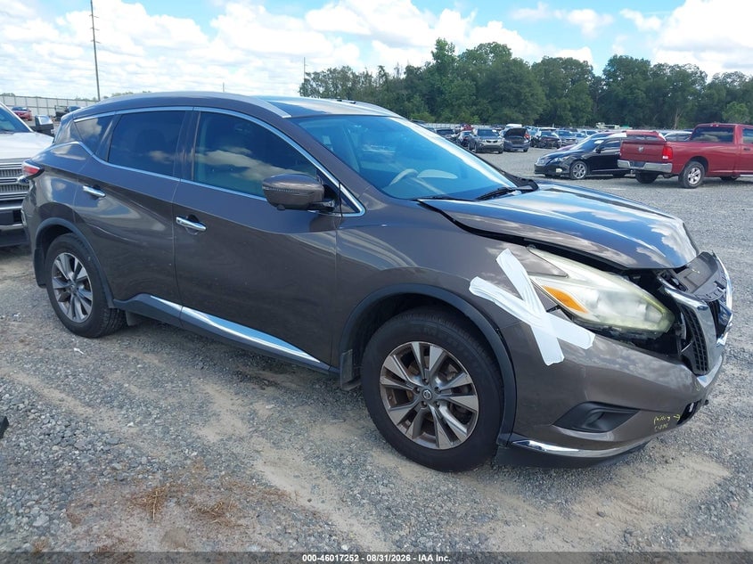 2016 NISSAN MURANO SL | 5N1AZ2MGXGN133967 | UPCARS