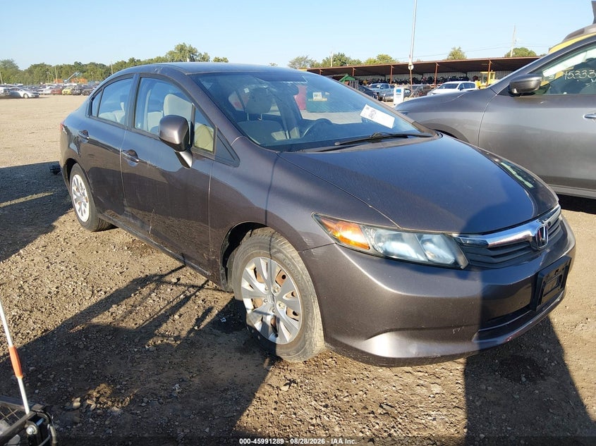 2012 HONDA CIVIC LX | 19XFB2F51CE089267 | UPCARS
