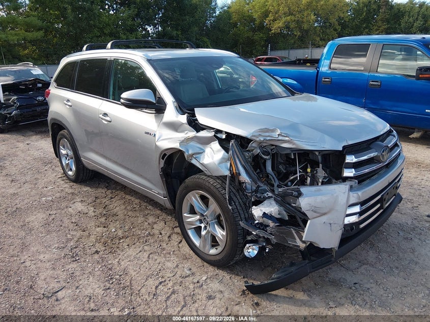 2019 TOYOTA HIGHLANDER HYBRID LIMITED | 5TDDGRFH1KS072744 | UPCARS