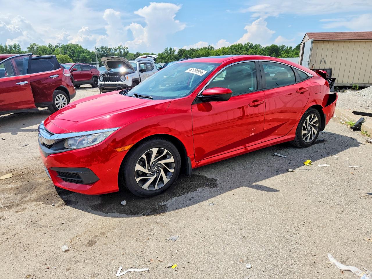2018 HONDA CIVIC EX | 2HGFC2F72JH553958 | UPCARS