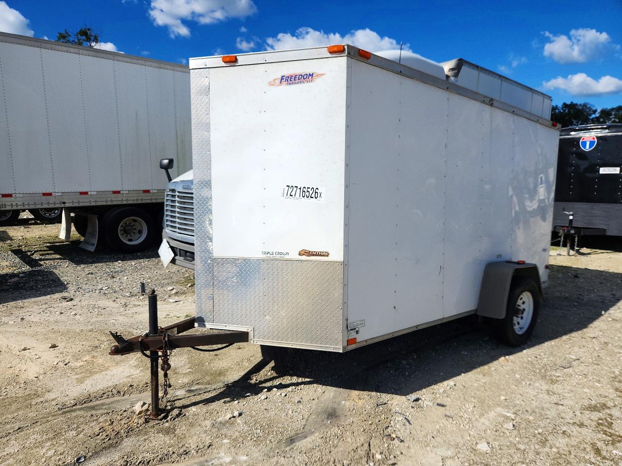 2025 FREEDOM TRAILERS TRAILER FREEDOM 6X12SA ENCLOSED CARGO | 5WKBE1215F1030078 | UPCARS
