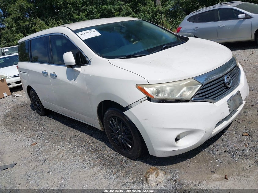 2012 NISSAN QUEST S | JN8AE2KP1C9038773 | UPCARS