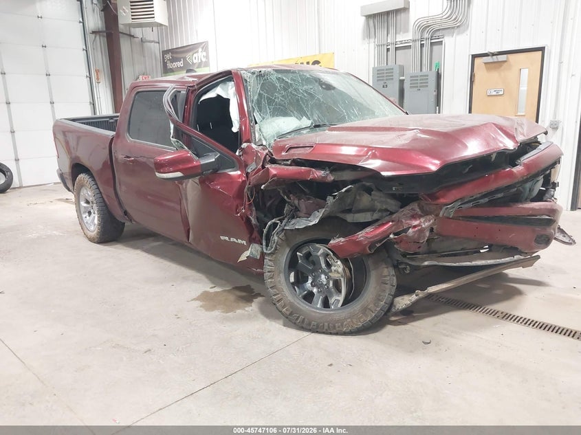 2022 RAM 1500 BIG HORN  4X4 5'7 BOX | 1C6SRFFTXNN449285 | UPCARS