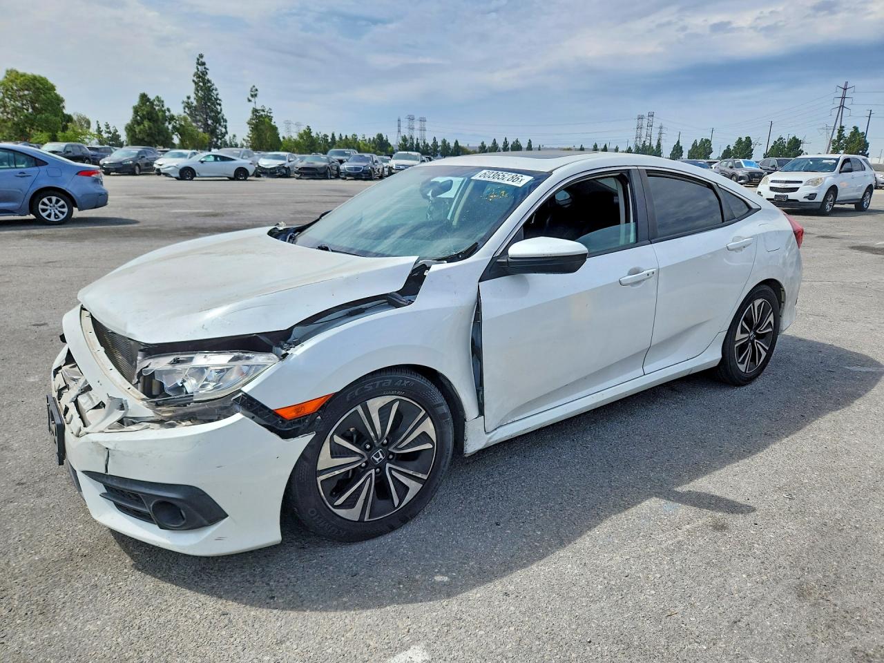 2017 HONDA CIVIC EX | 2HGFC1F38HH652172 | UPCARS