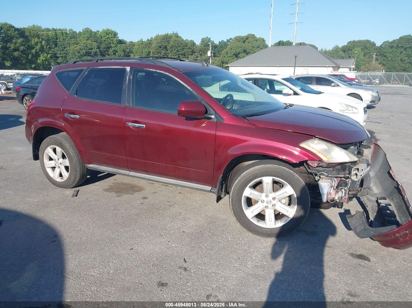 2006 NISSAN MURANO S | JN8AZ08W26W543945 | UPCARS