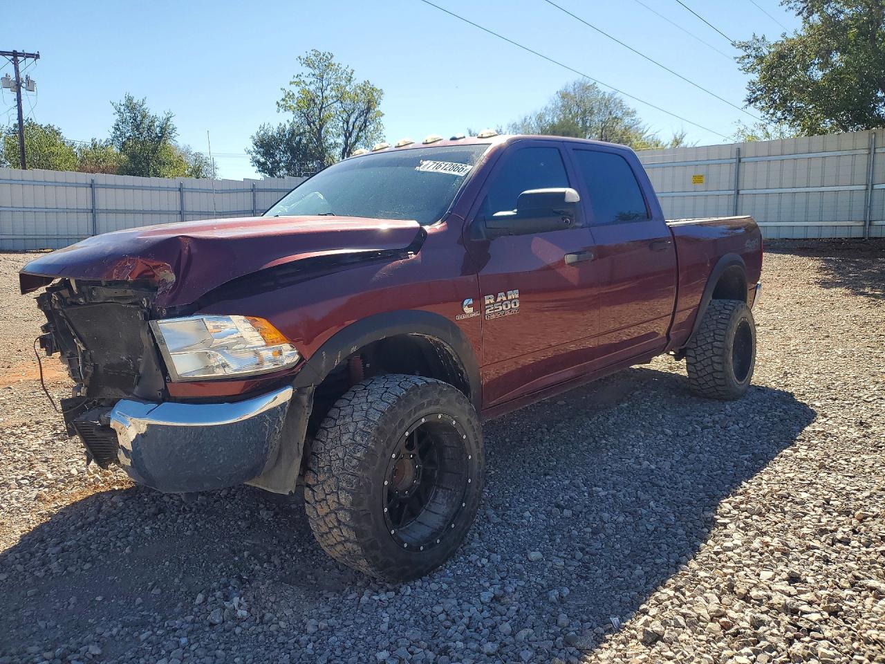 2018 RAM 2500 ST | 3C6UR5CL9JG417051 | UPCARS