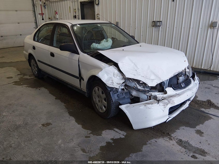 1998 HONDA CIVIC DX | 2HGEJ6620WH607505 | UPCARS
