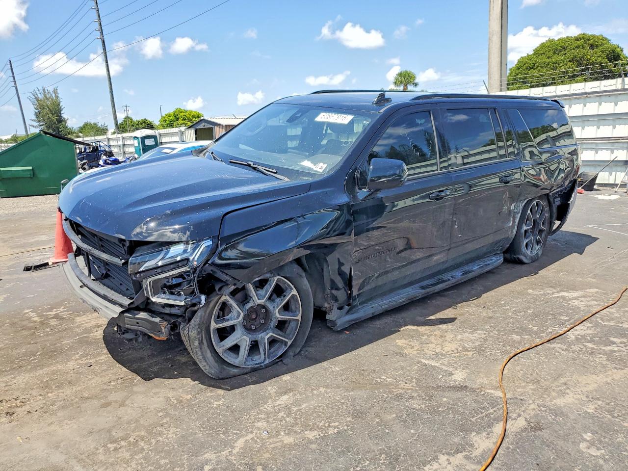 2022 CHEVROLET SUBURBAN K1500 RST | 1GNSKEKD9NR127484 | UPCARS