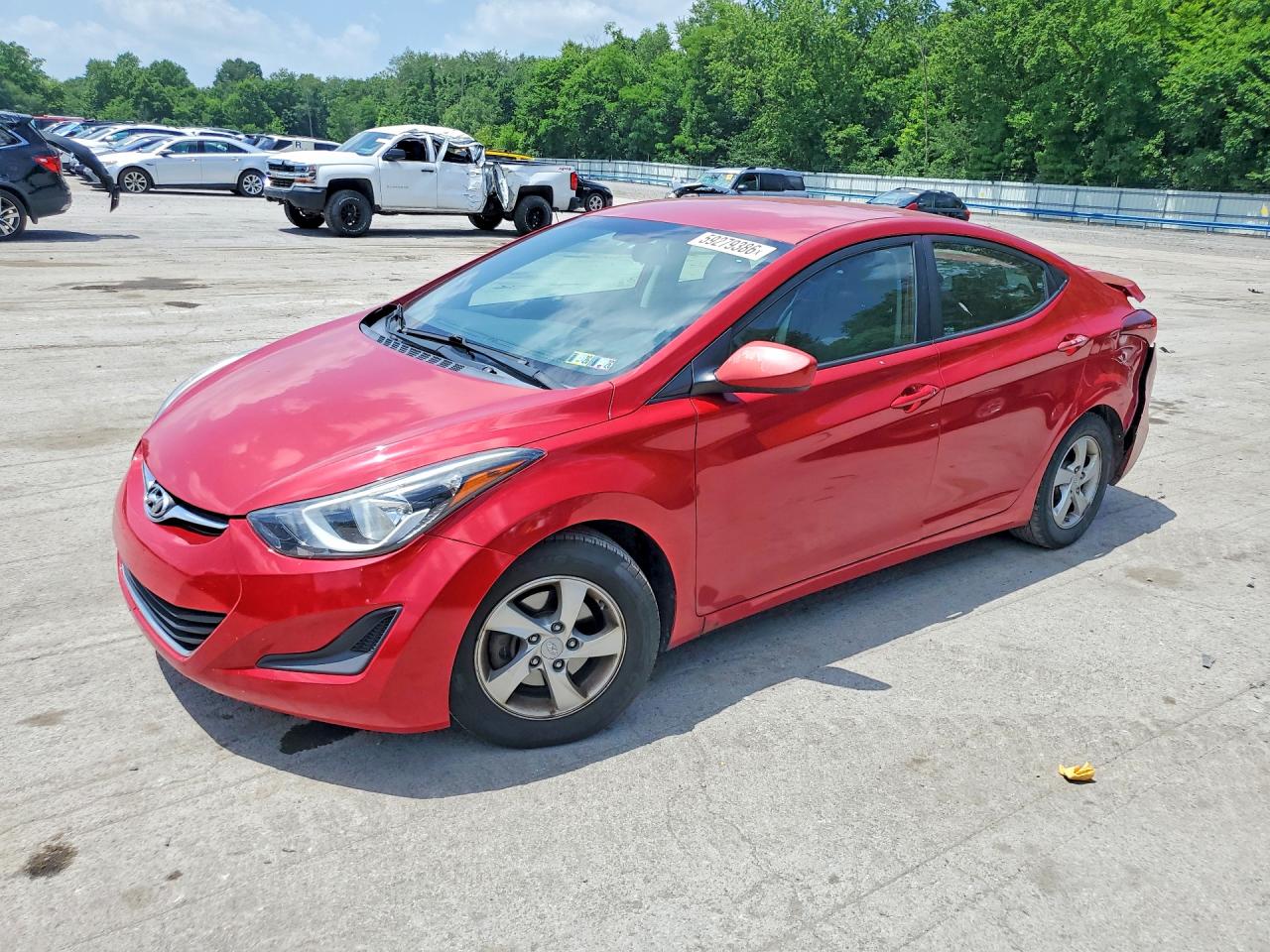 2014 HYUNDAI ELANTRA SE | KMHDH4AE3EU035171 | UPCARS
